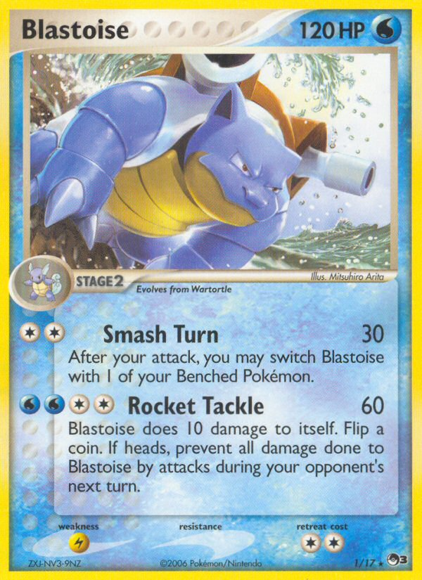 Blastoise 1/17 POP Series 3