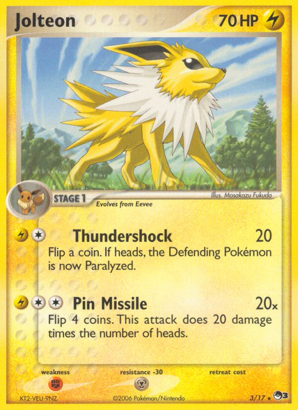 Jolteon 3/17 POP Series 3