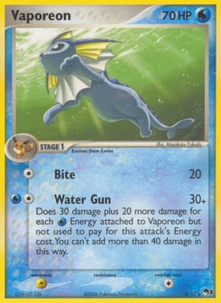 Vaporeon 6/17 POP Series 3