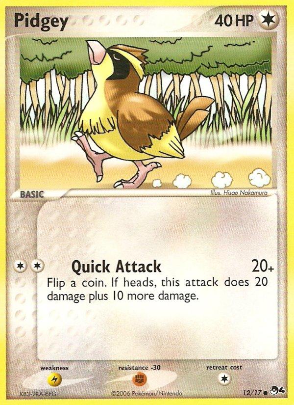 Pidgey 12/17 POP Series 4