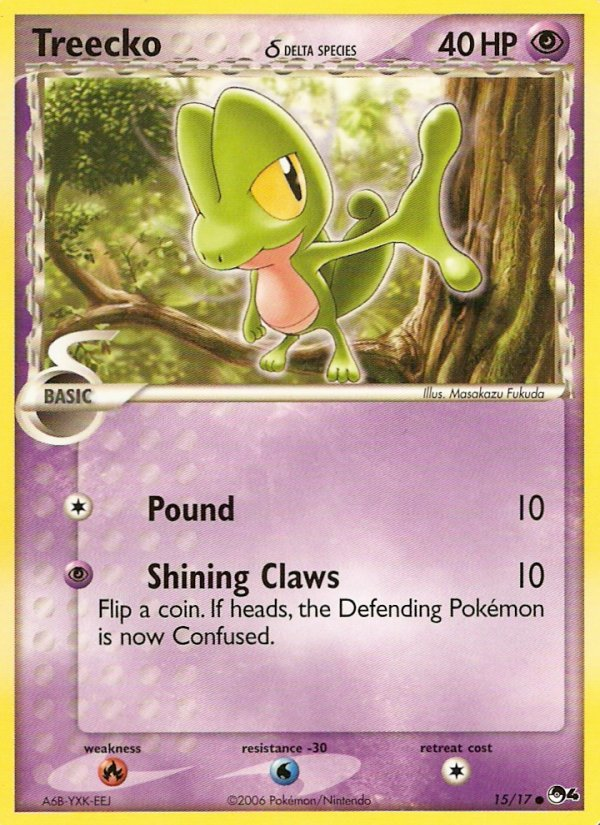 Treecko δ 15/17 POP Series 4