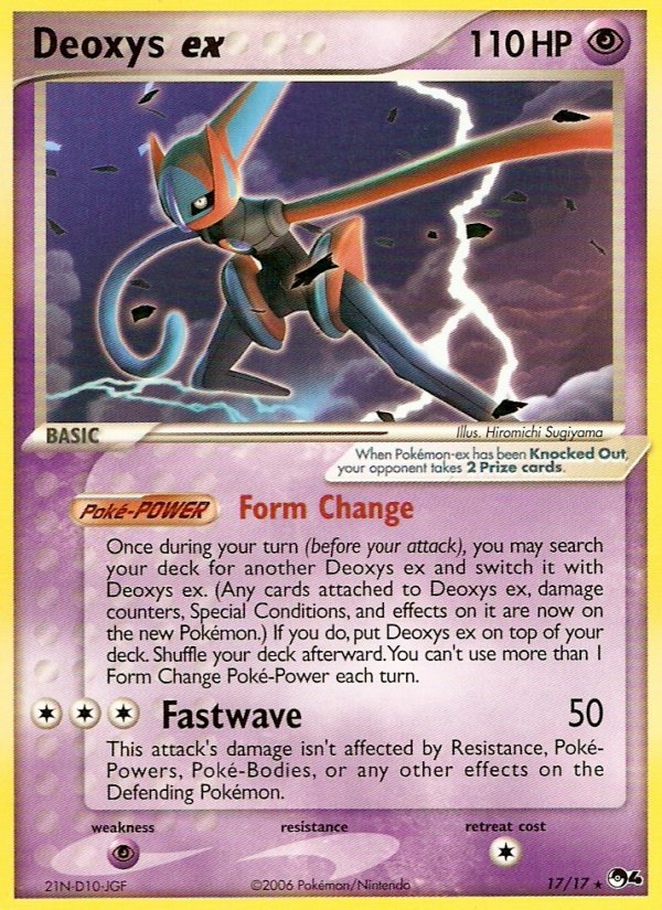 Deoxys ex 17/17 POP Series 4