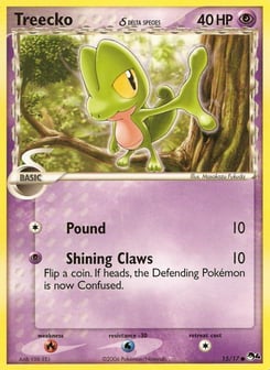 Treecko δ 15/17 POP Series 4