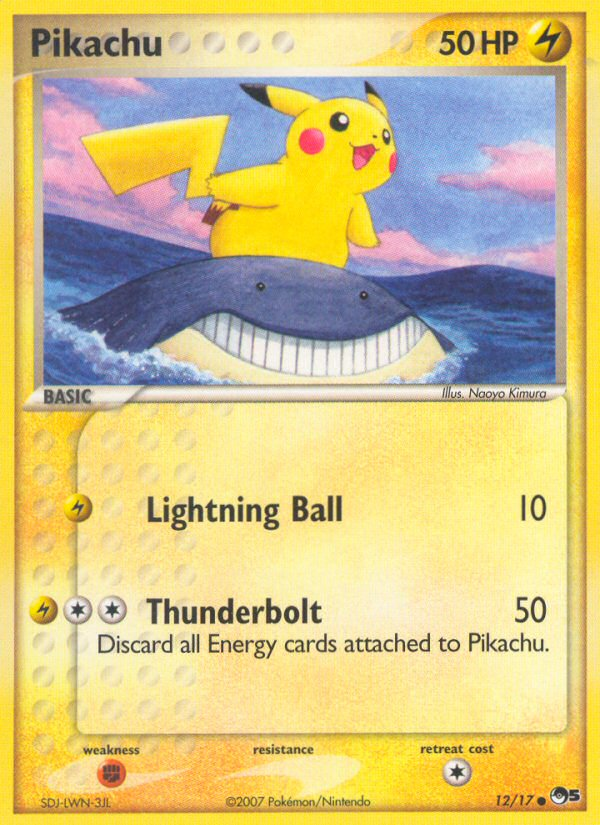 Pikachu 12/17 POP Series 5