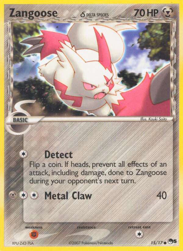Zangoose δ 15/17 POP Series 5