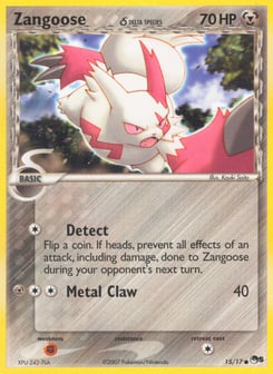 Zangoose δ 15/17 POP Series 5
