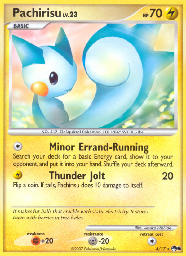Pachirisu 4/17 POP Series 6