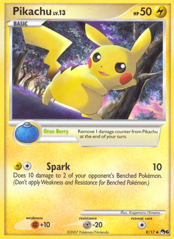 Pikachu 9/17 POP Series 6