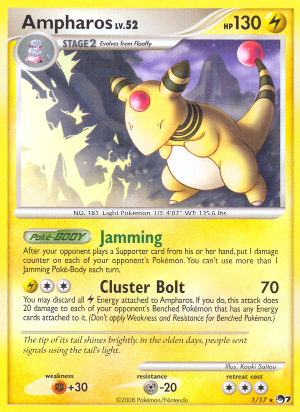 Ampharos 1/17 POP Series 7