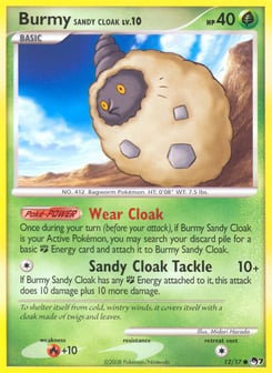 Burmy Sandy Cloak 12/17 POP Series 7