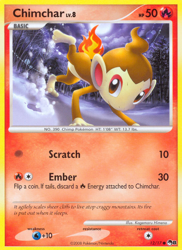 Chimchar 12/17 POP Series 8