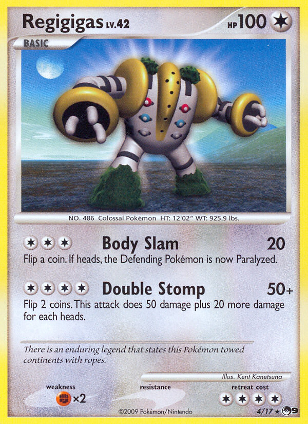 Regigigas 4/17 POP Series 9