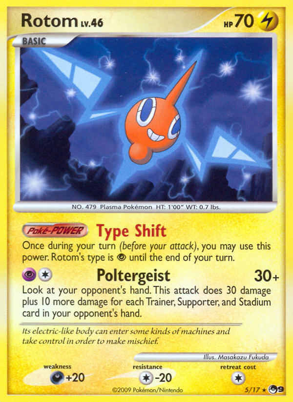 Rotom 5/17 POP Series 9
