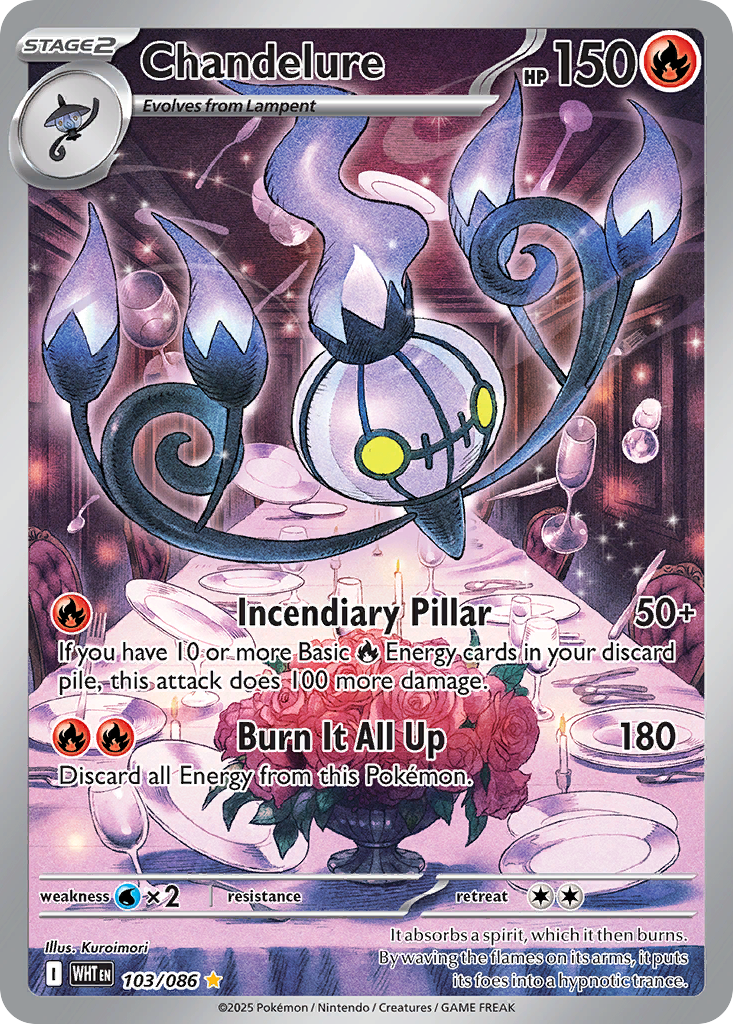 Chandelure 103/086 White Flare