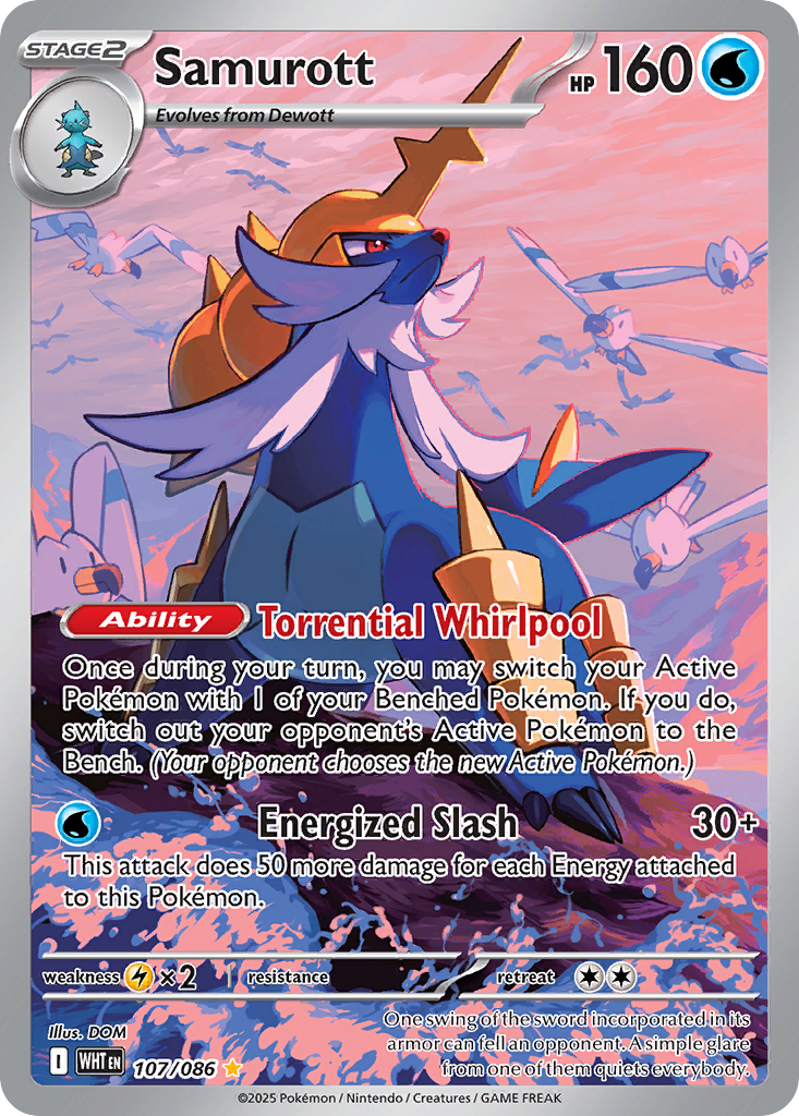 Samurott 107/086 White Flare