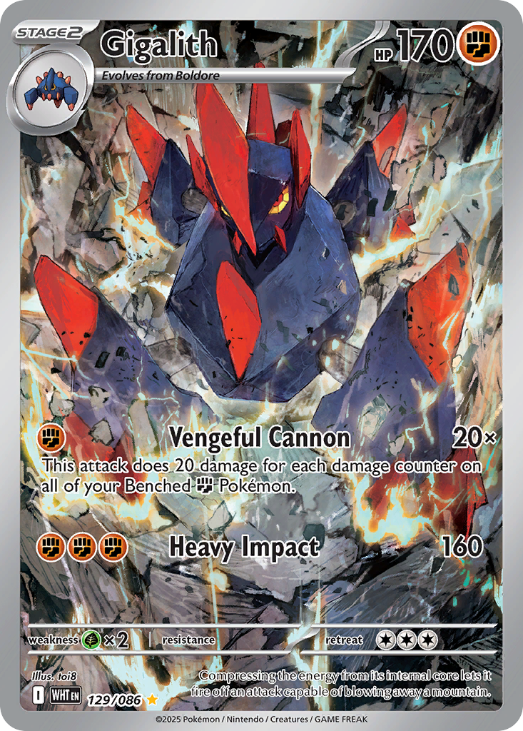Gigalith 129/086 White Flare