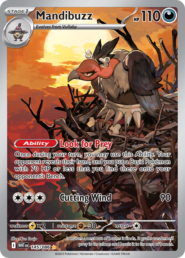 Mandibuzz 145/086 White Flare