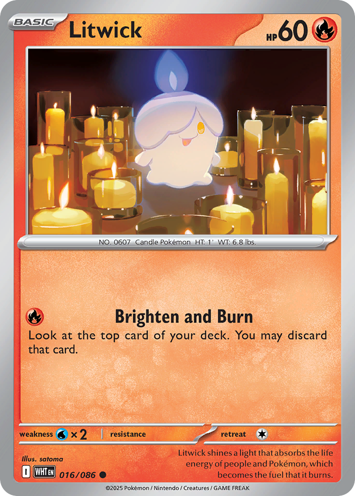 Litwick 016/086 White Flare