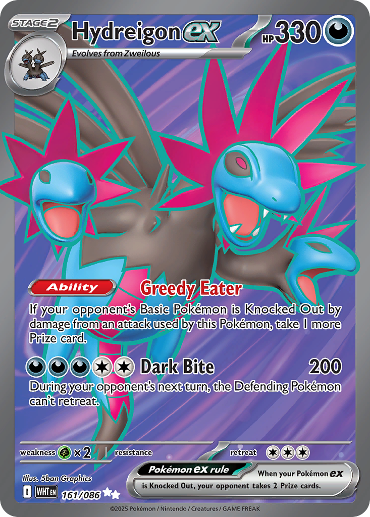 Hydreigon ex 161/086 White Flare