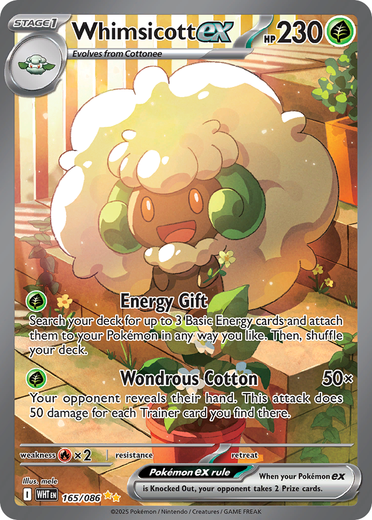 Whimsicott ex 165/086 White Flare
