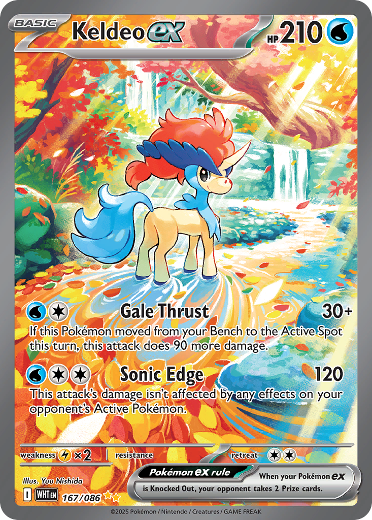 Keldeo ex 167/086 White Flare