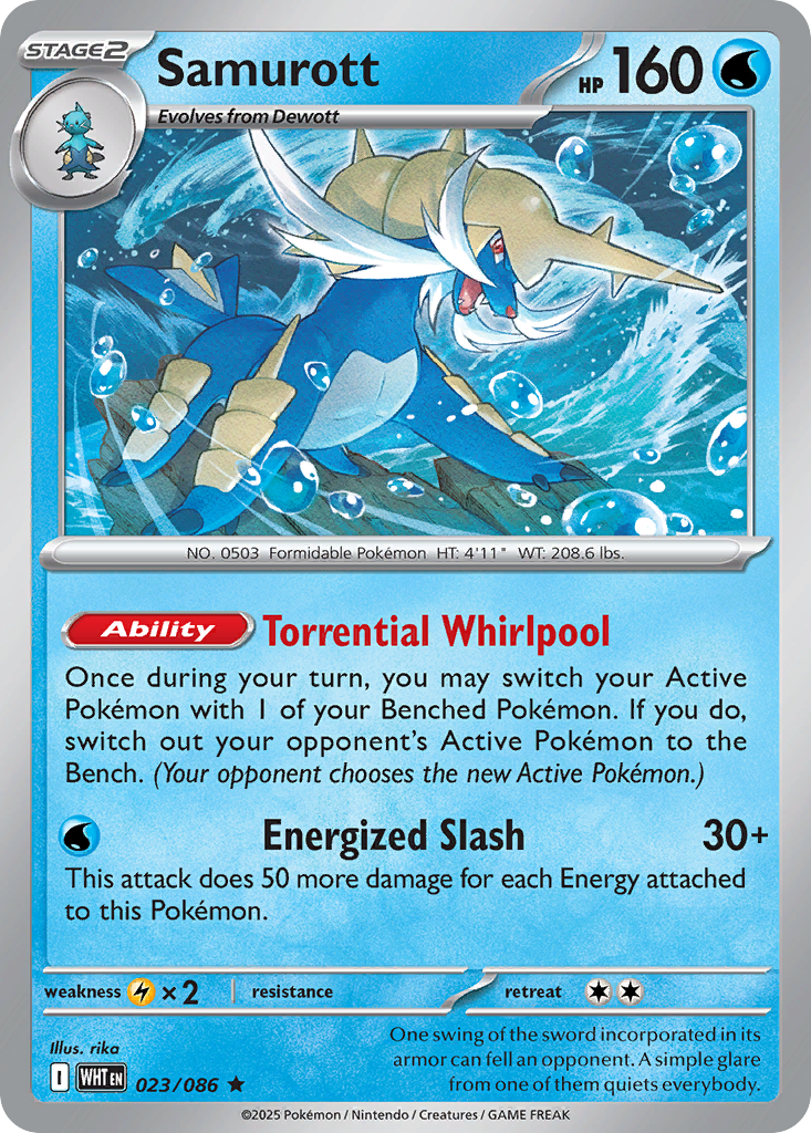Samurott 023/086 White Flare