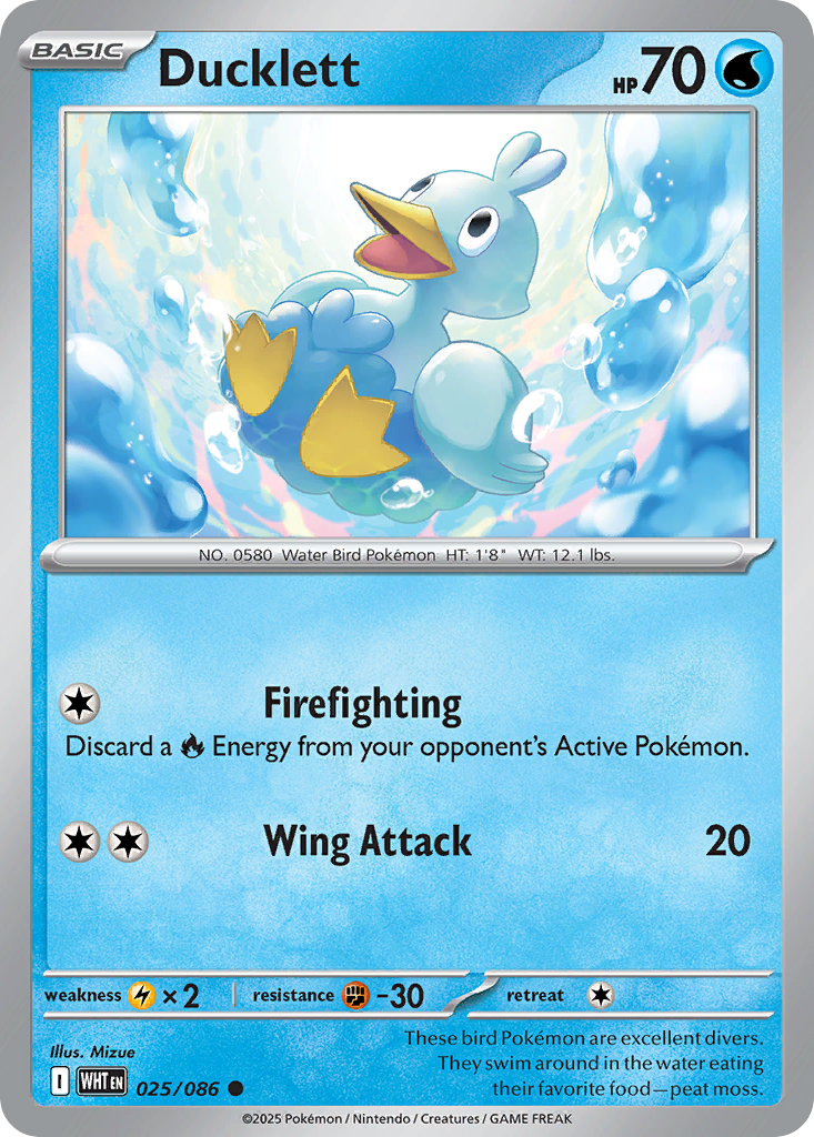 Ducklett 025/086 White Flare