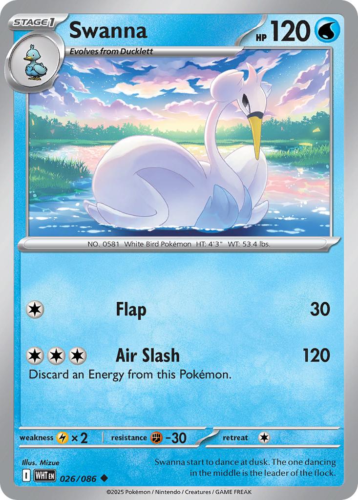 Swanna 026/086 White Flare