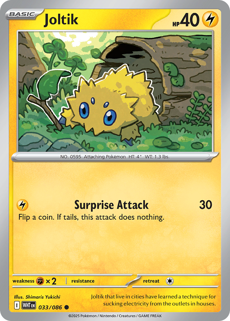 Joltik 033/086 White Flare