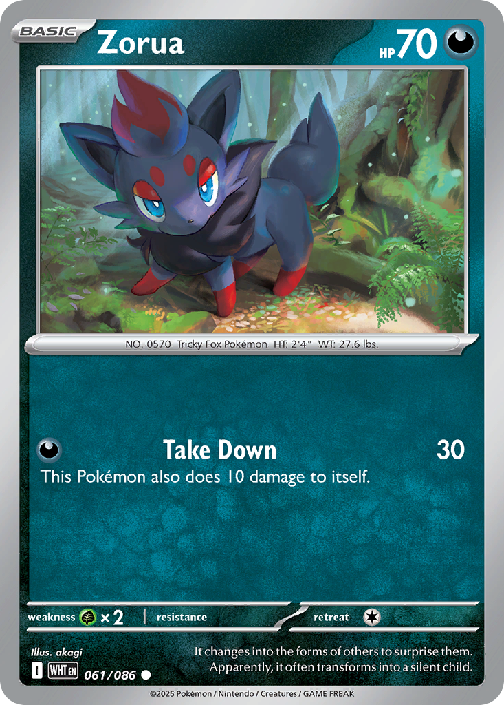 Zorua 061/086 White Flare