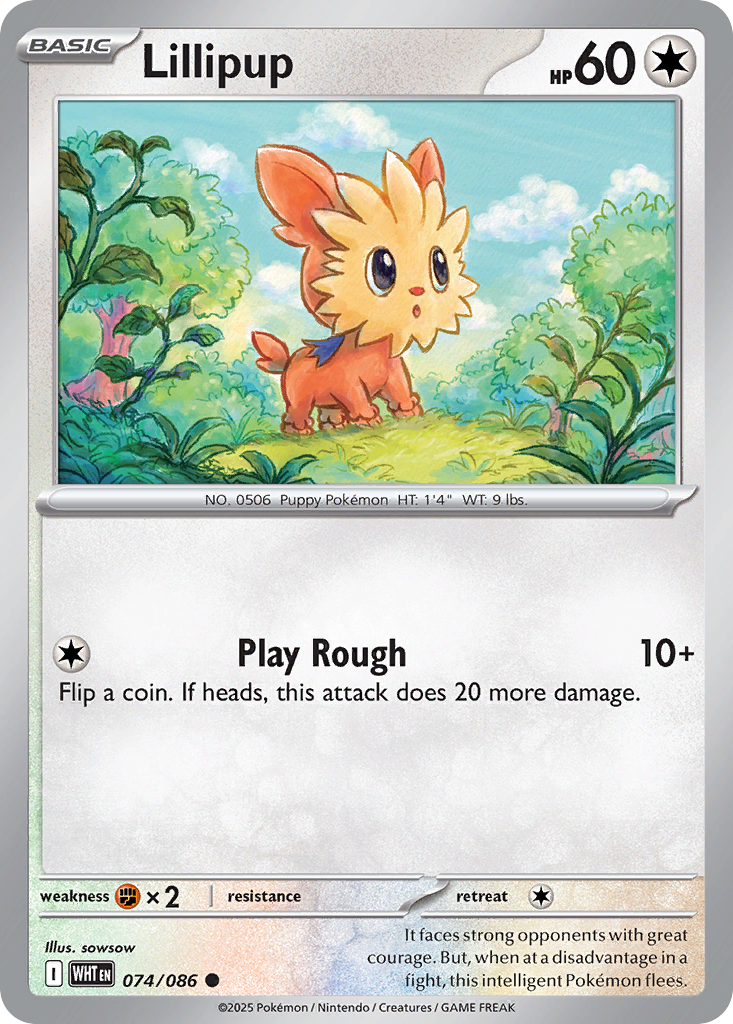 Lillipup 074/086 White Flare