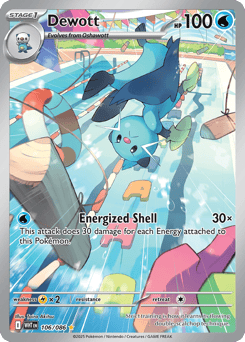 Dewott 106/086 White Flare