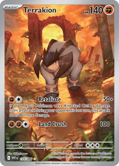 Terrakion 135/086 White Flare
