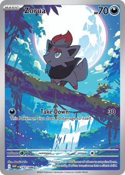 Zorua 142/086 White Flare