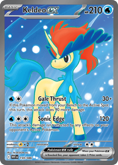 Keldeo ex 159/086 White Flare