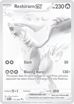 Reshiram ex 173/086 White Flare