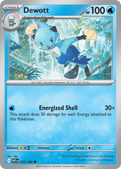 Dewott 022/086 White Flare