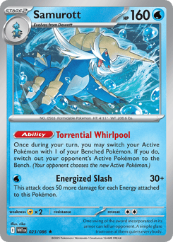Samurott 023/086 White Flare