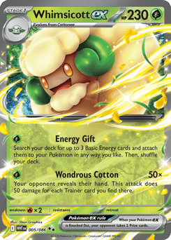 Whimsicott ex 005/086 White Flare