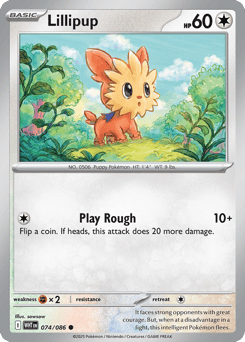 Lillipup 074/086 White Flare