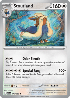 Stoutland 076/086 White Flare