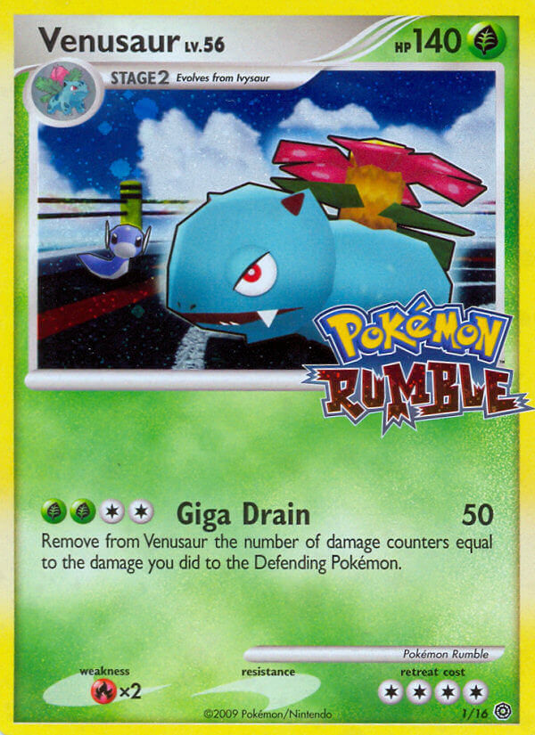 Venusaur 1/16 Pokémon Rumble