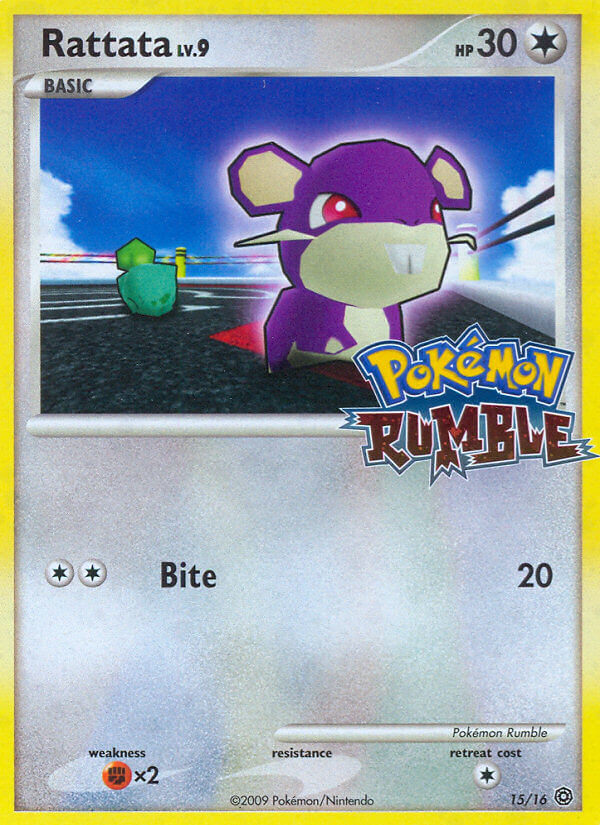 Rattata 15/16 Pokémon Rumble