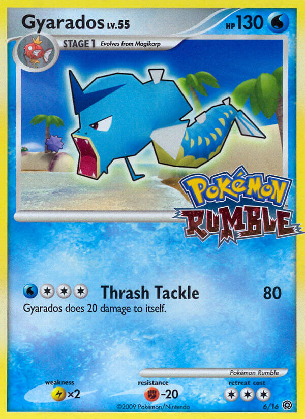 Gyarados 6/16 Pokémon Rumble