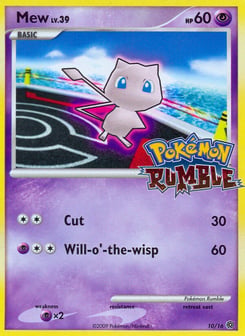 Mew 10/16 Pokémon Rumble