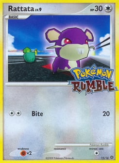 Rattata 15/16 Pokémon Rumble