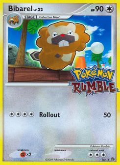 Bibarel 16/16 Pokémon Rumble