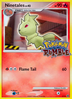 Ninetales 3/16 Pokémon Rumble