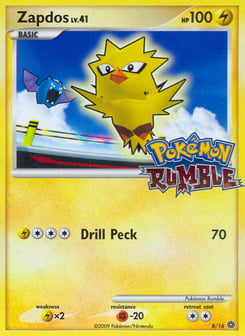 Zapdos 8/16 Pokémon Rumble