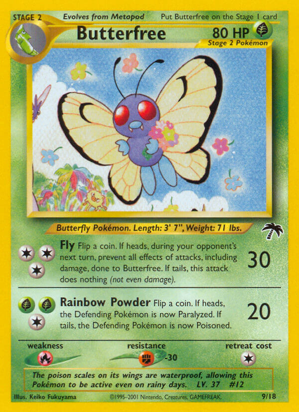 Butterfree 9/18 Southern Islands